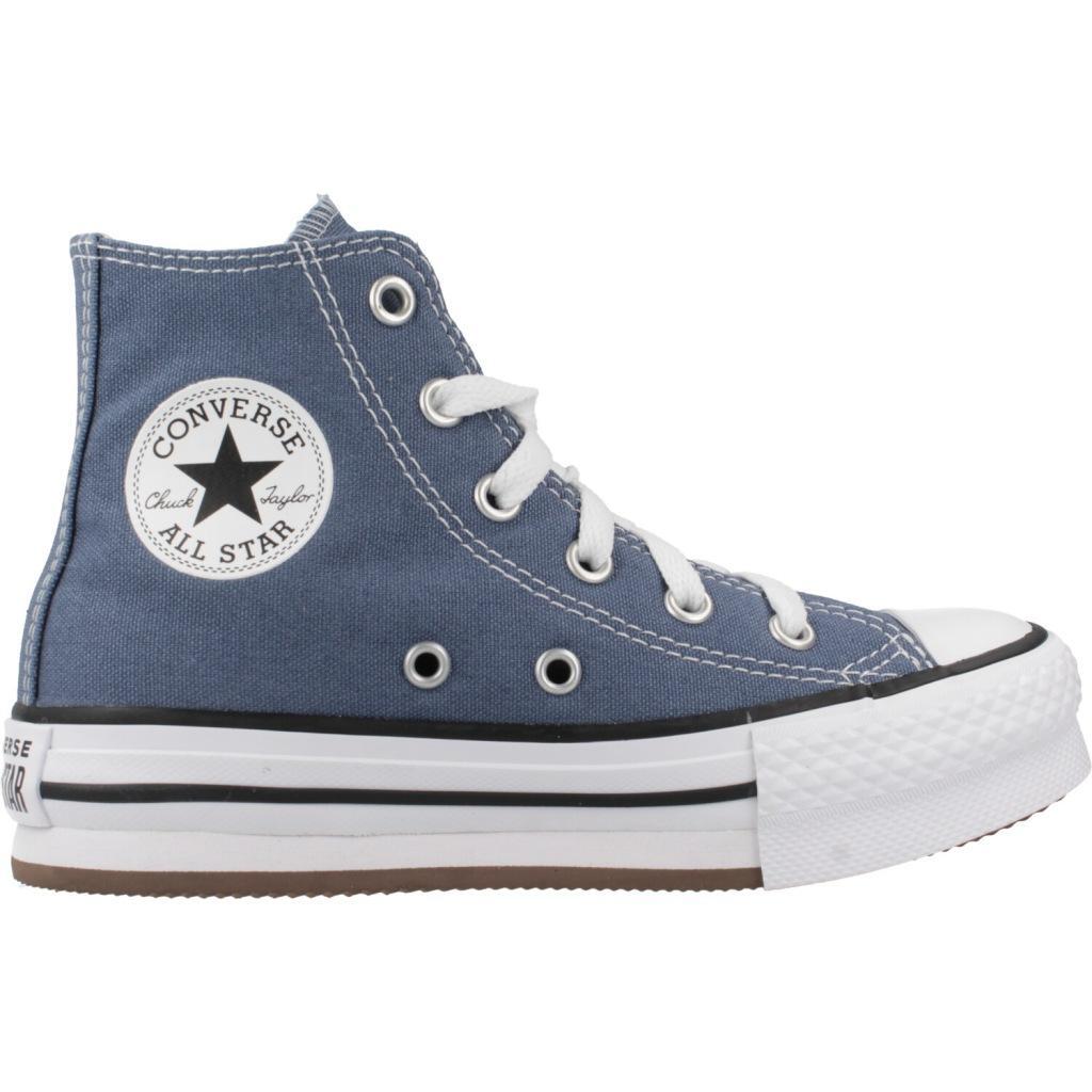 Baskets Converse Modèle Chuck Taylor All Star Eva Lift Hi Couleur Bleu 4/5