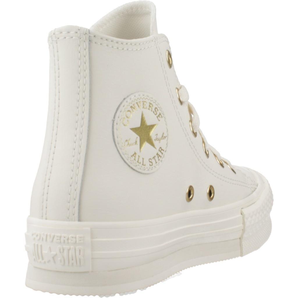 Baskets Converse Modèle Chuck Taylor All Star Eva Lift Couleur Blanc 3/5