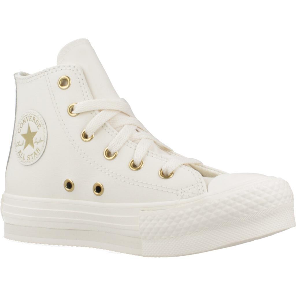 Baskets Converse Modèle Chuck Taylor All Star Eva Lift Couleur Blanc 5/5