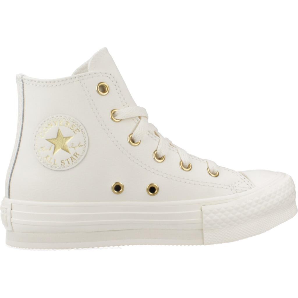 Baskets Converse Modèle Chuck Taylor All Star Eva Lift Couleur Blanc 4/5