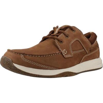 Sneakers clarks model sailview lace kleur bruin