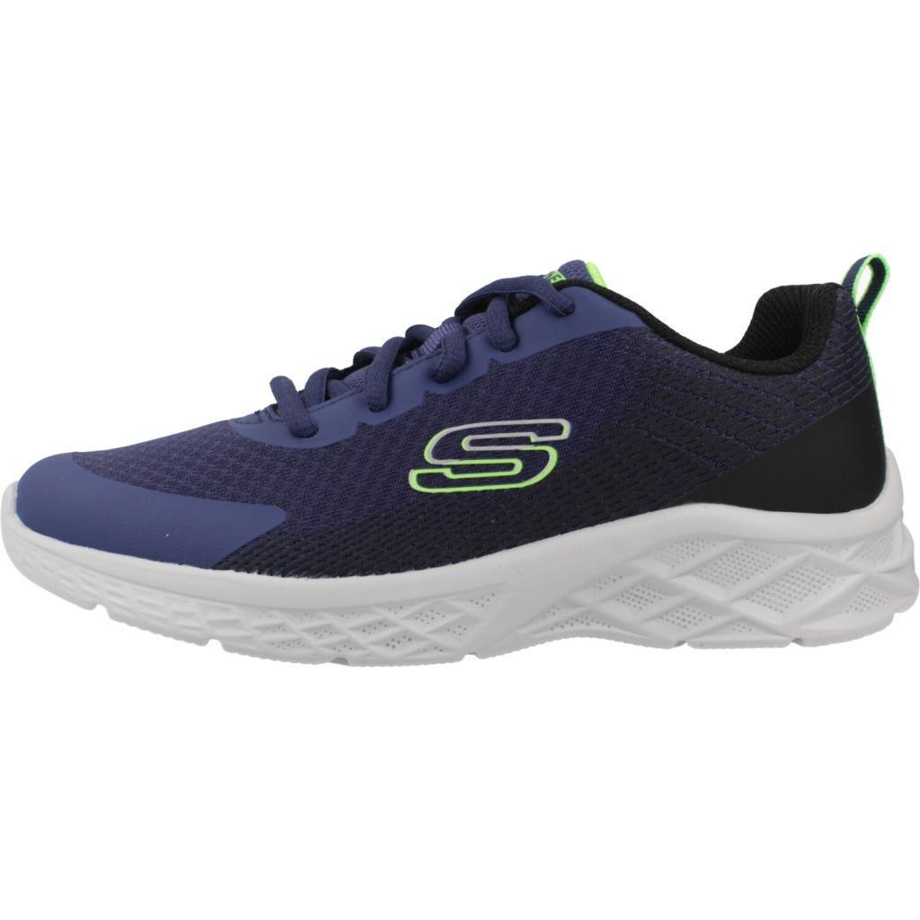 Baskets Skechers Modèle Microspec Ii Couleur Bleu 2/5