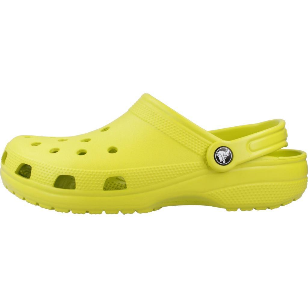 Claquettes Crocs Modèle 10001c Classic U Couleur Jaune 2/5