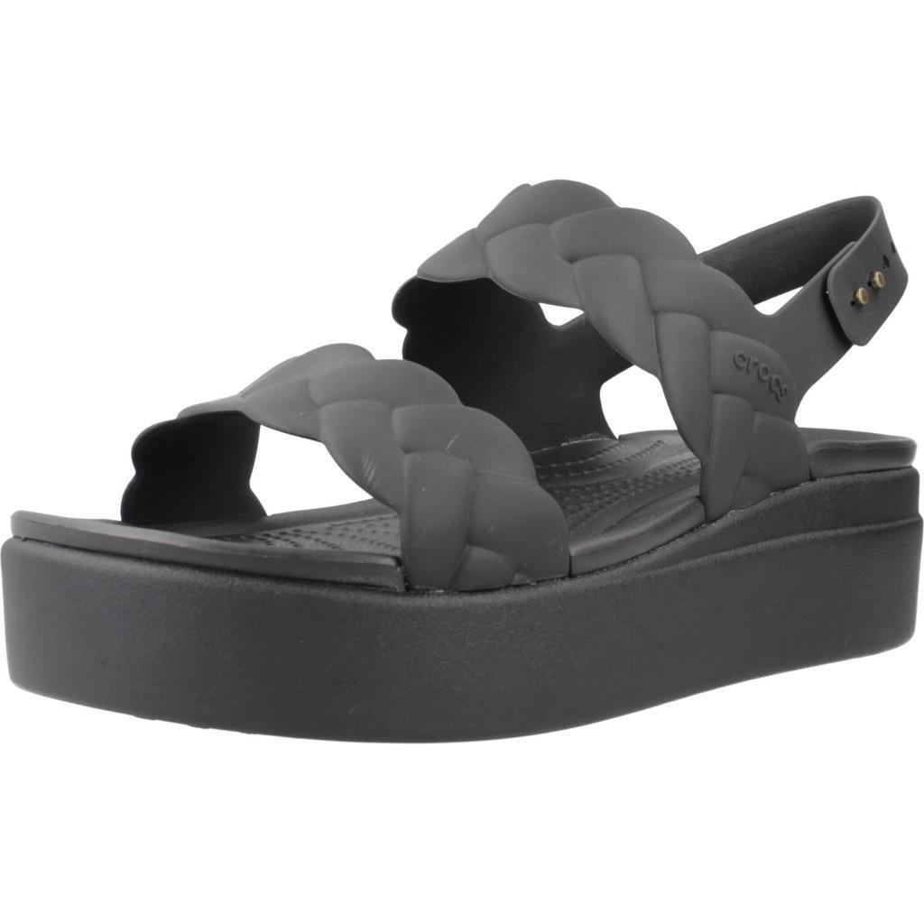 Crocs - Claquettes Crocs Modèle Brooklyn Woven Upper Lw Couleur Noir - Chaussons - Noir - 35/38 - Decathlon