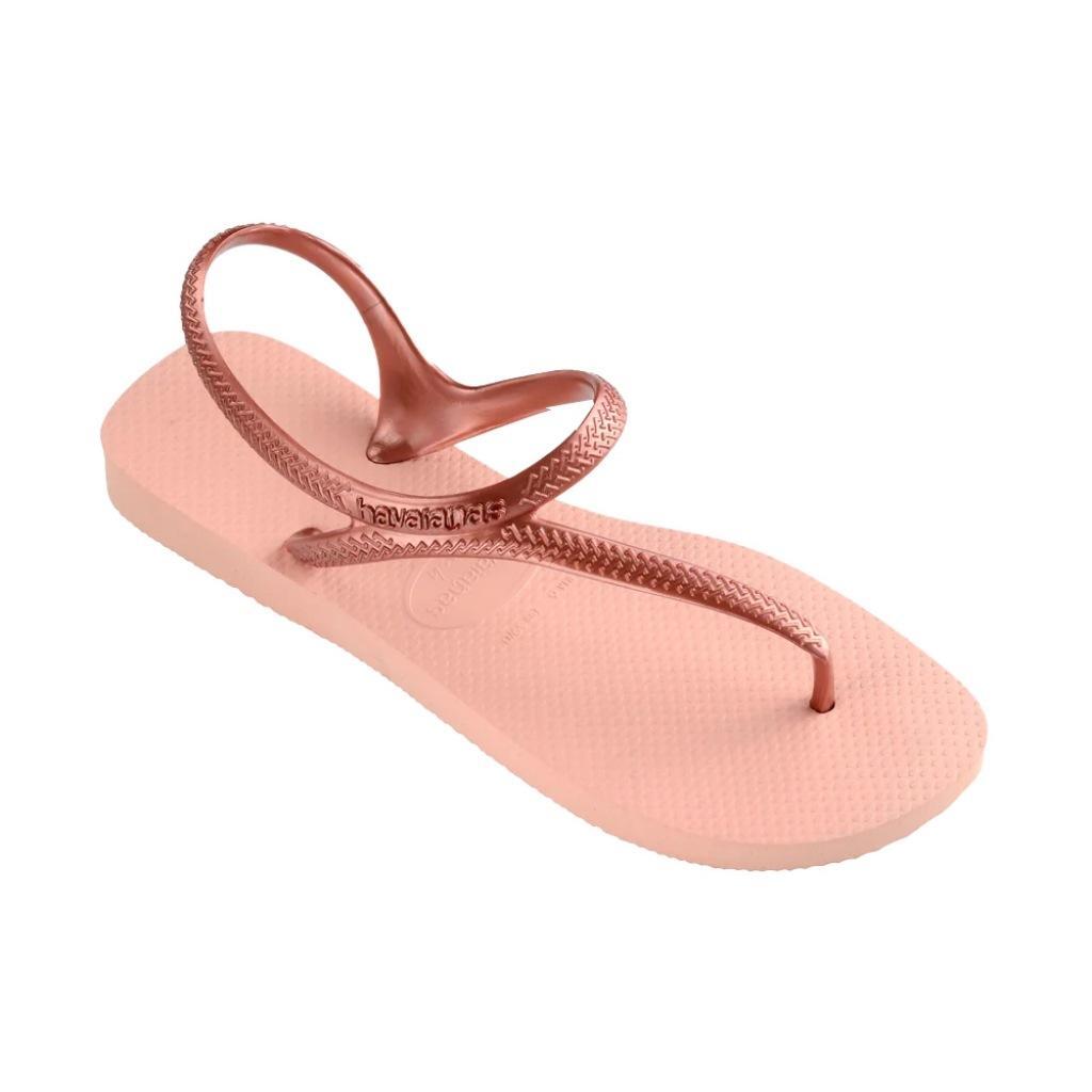 Chinelos havaianas modelo flash urban cor rosa