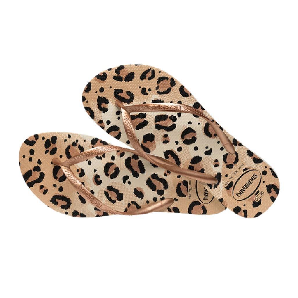 Claquettes Havaianas Modèle 4103352h Couleur Imprimé Animalier 4/5