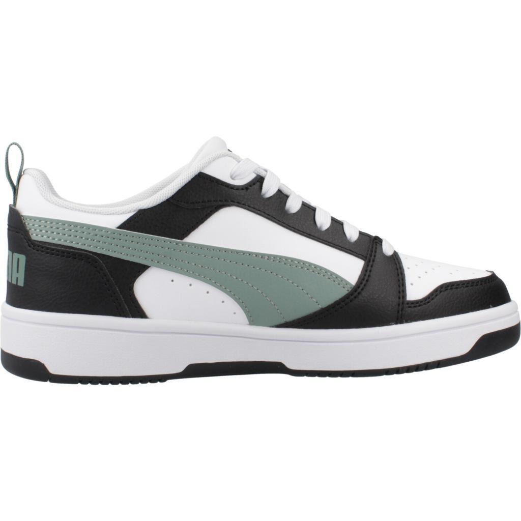 Baskets Puma Modèle Rebound V6 Lo Jr Couleur Noir 4/5