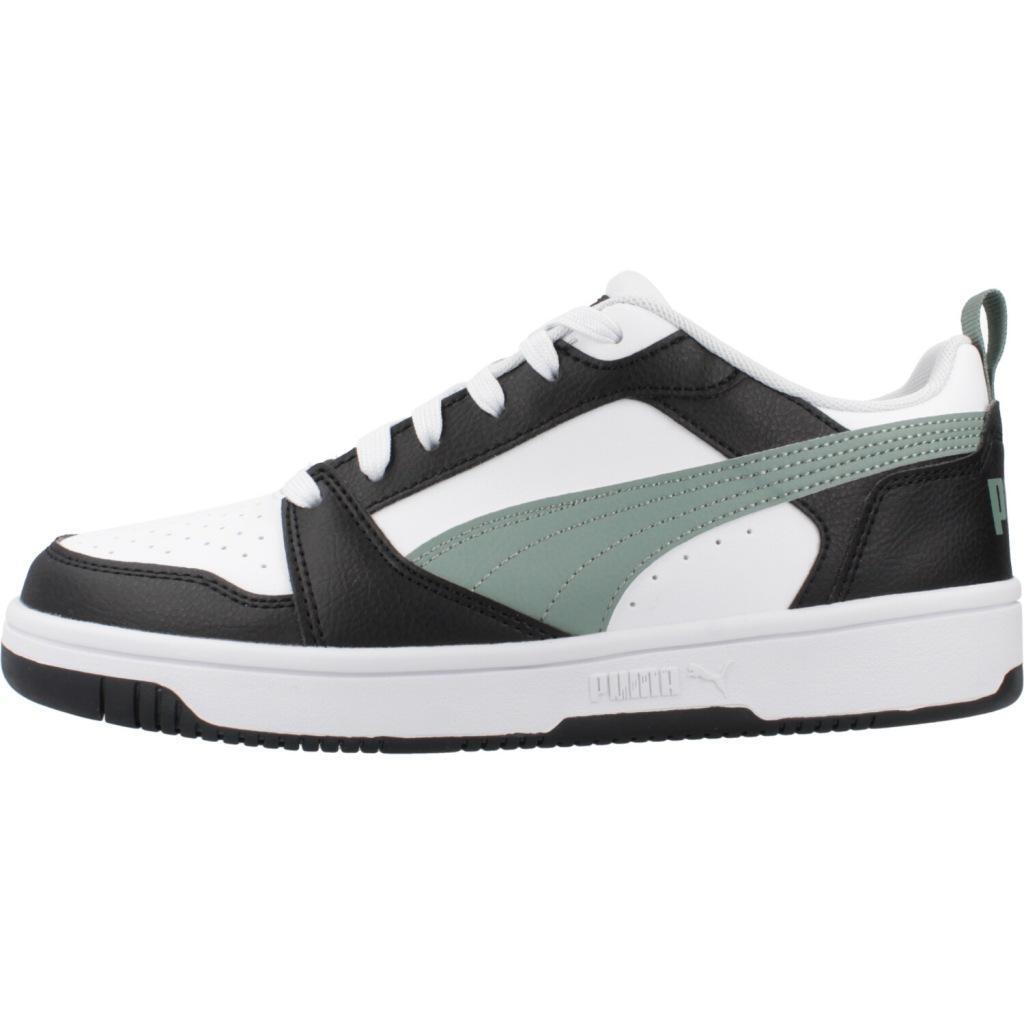 Baskets Puma Modèle Rebound V6 Lo Jr Couleur Noir 2/5