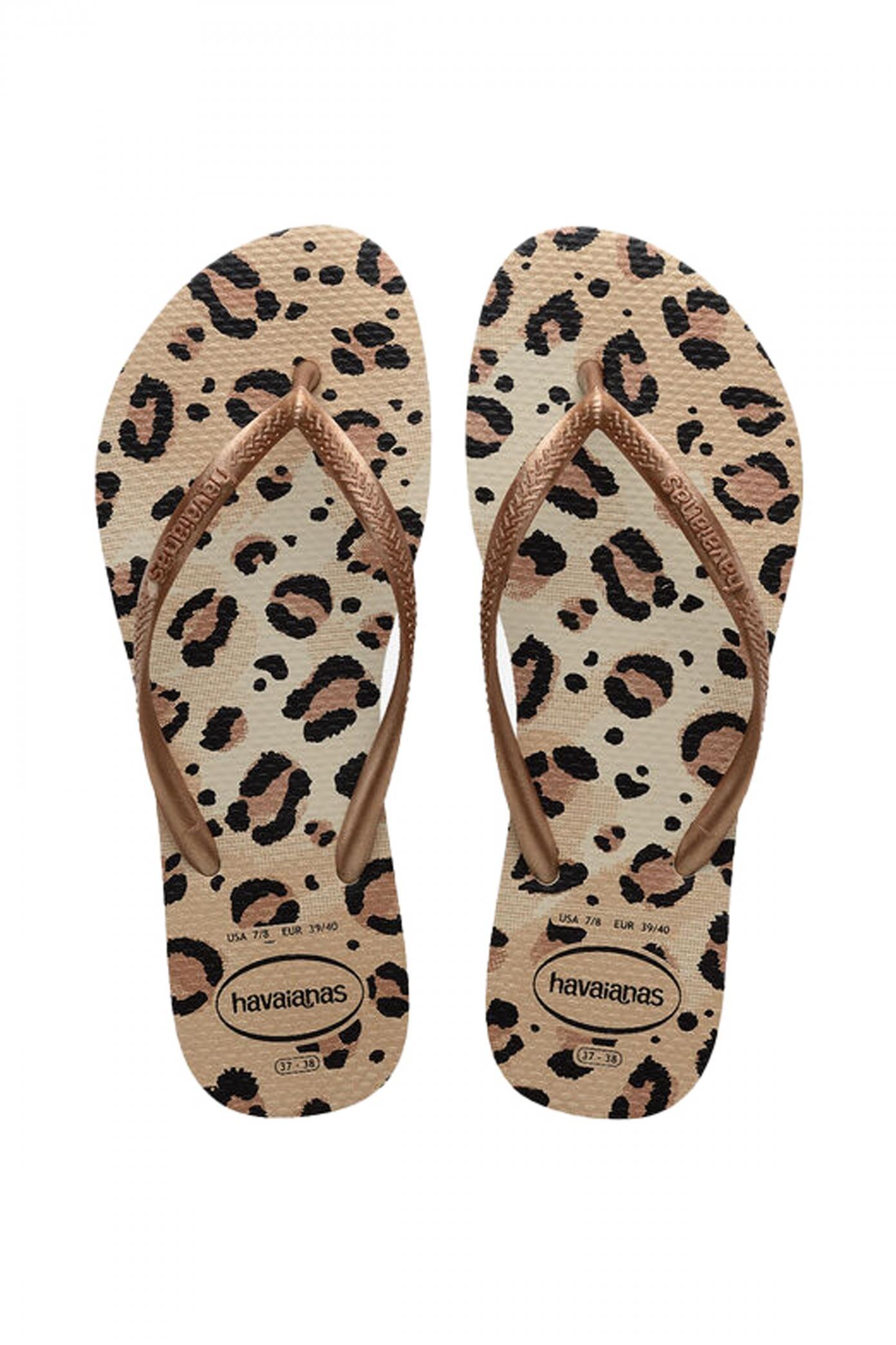 Claquettes Havaianas Modèle 4103352h Couleur Imprimé Animalier 5/5