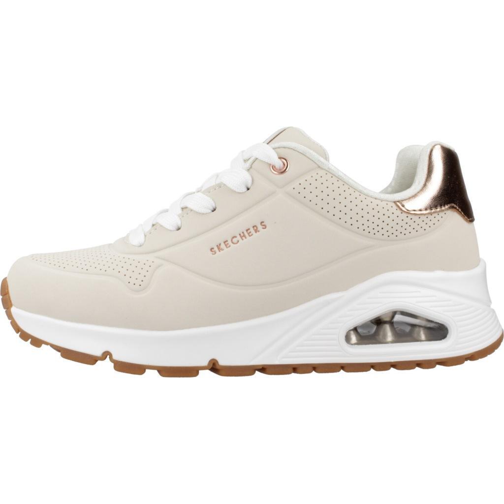 Baskets Skechers Modèle Uno Gen1 Couleur Beige 2/5