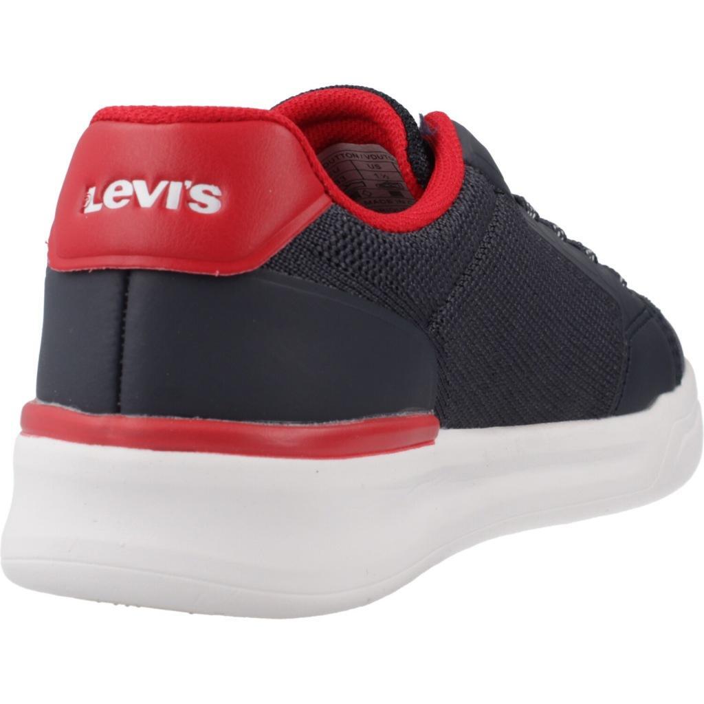 Baskets Levi's Modèle Dutton Couleur Bleu 3/5