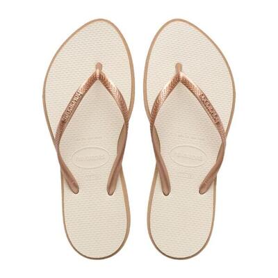 Flip-flops havaianas model slim point kleur wit