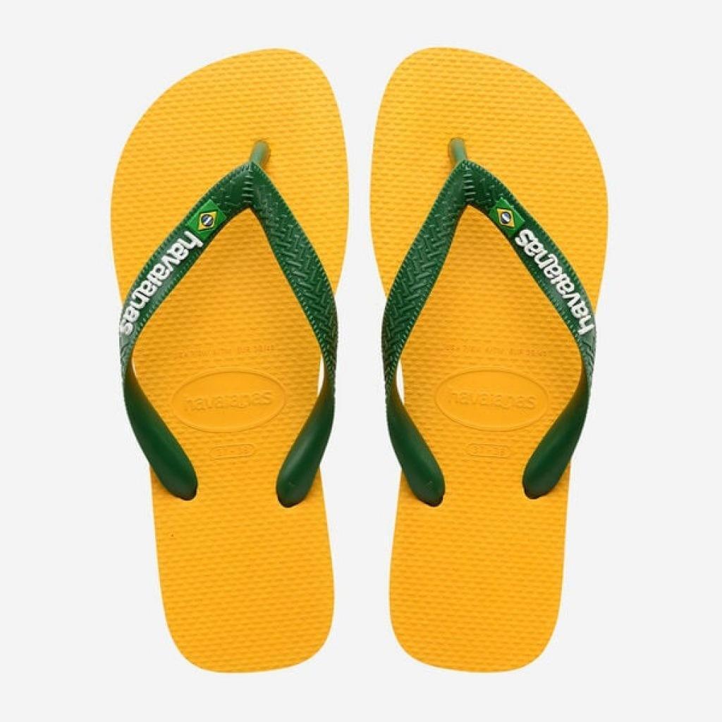 Flip-flops Havaianas Model Brasil Logo Kleur Geel 2/5