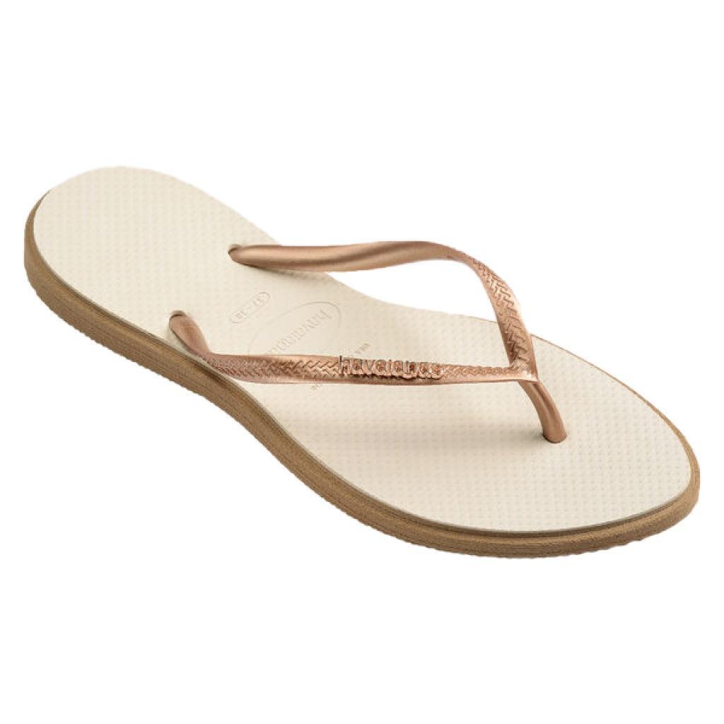 Flip-flops Havaianas Modell Slim Point Farbe Weiß 2/5