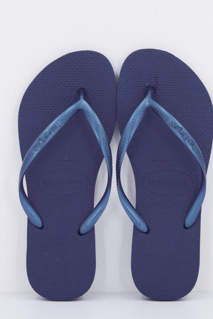 Chinelos Havaianas Modelo Slim Cor Azul 5/7