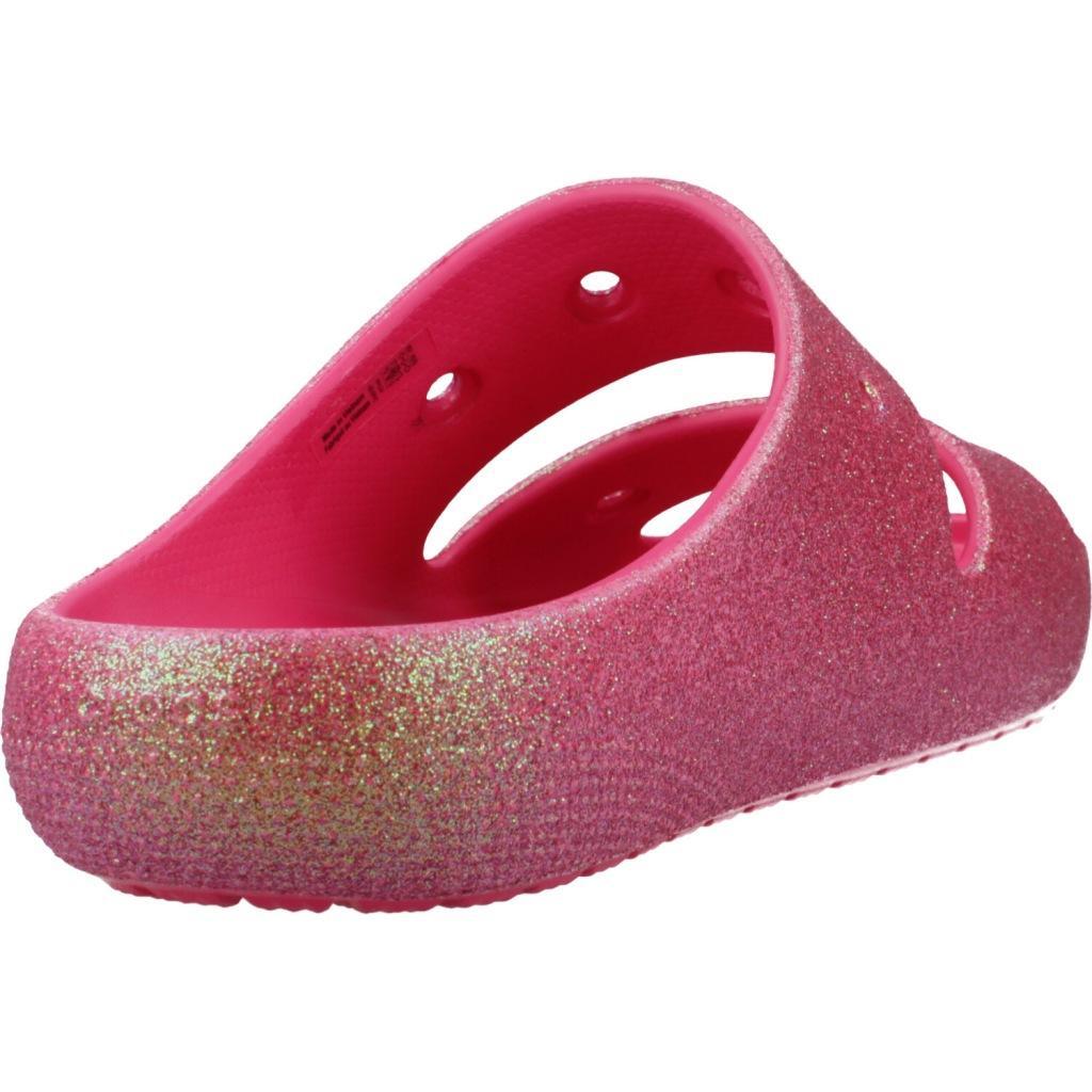 Sandały CROCS CLASSIC IRIDESCENT GLTTR Rose 3/5