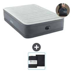 Matelas gonflable Intex PremAire I - 2P - 191x137x46 cm + Accessoires CB22