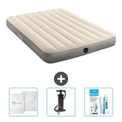 Matelas gonflable Intex Classic - 2P - 191x137x25 cm + Accessoires CB3