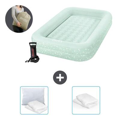 Luchtbed intex kidz - 1p - 168x107x25 cm + accessoires cb27