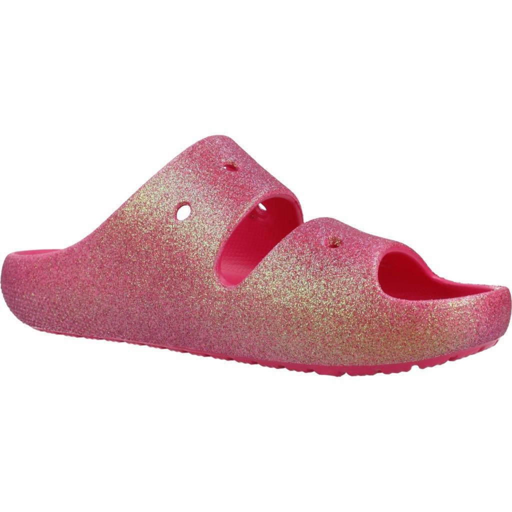 Sandały CROCS CLASSIC IRIDESCENT GLTTR Rose 5/5