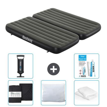 Matelas gonflable Bestway - 3 en 1 - 188x99x25 cm + Accessoires CB5