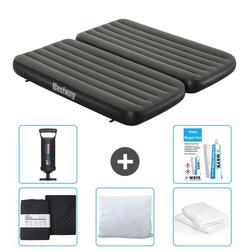 Matelas gonflable Bestway - 3 en 1 - 188x99x25 cm + Accessoires CB5