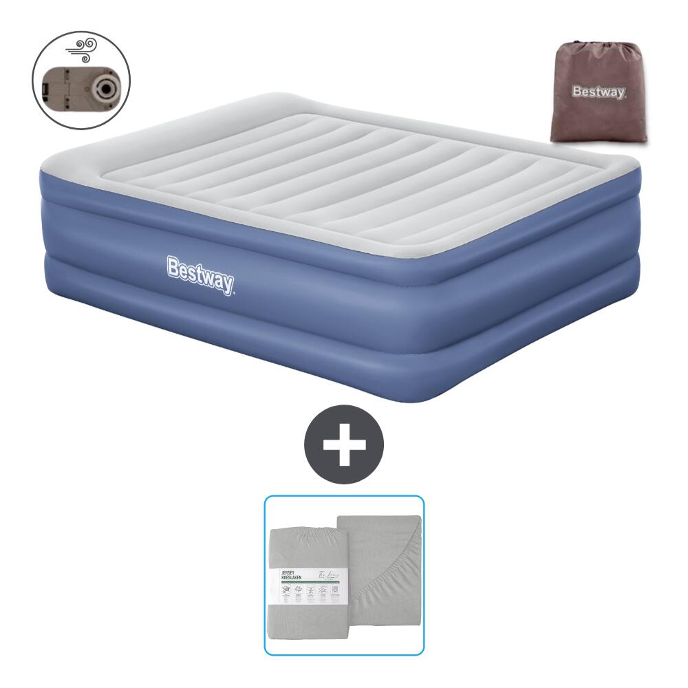 Luchtbed Bestway - 2P - 203x152x61 cm + Accessoire CB25 1/3