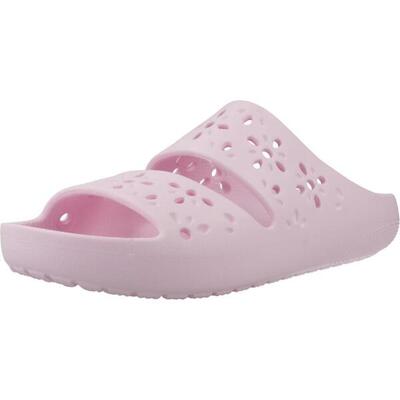 Chanclas Mujer Crocs Classic Floral Cut Out Sand Rosa