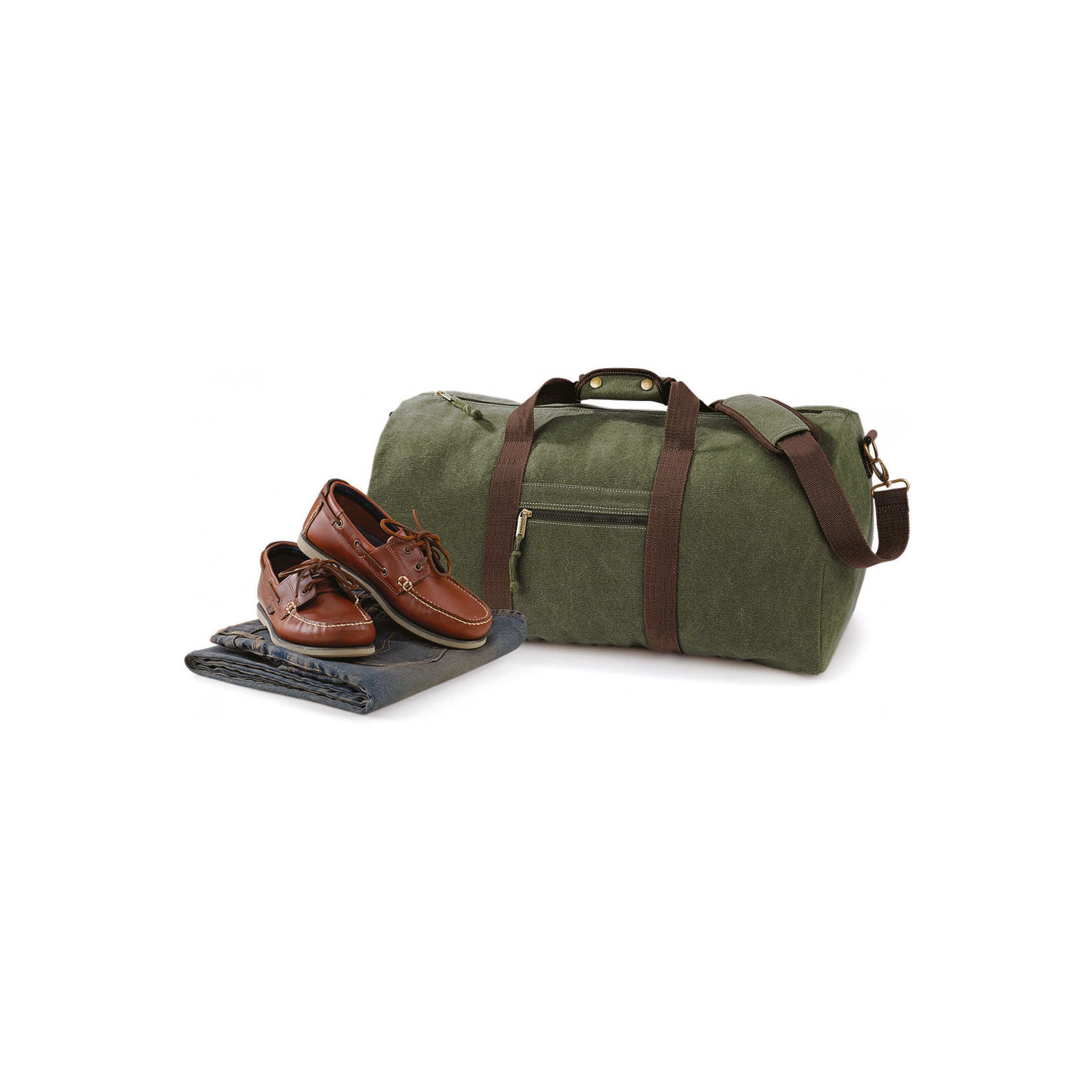 Bolsa de viaje de lona Quadra Vintage 2/2