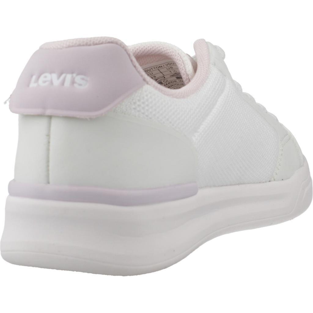 Baskets Levi's Modèle Dutton Couleur Blanc 3/5