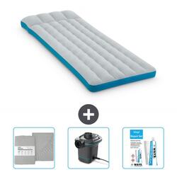 Matelas gonflable Intex Camping - 2P - 189x72x20 cm + Accessoires CB31