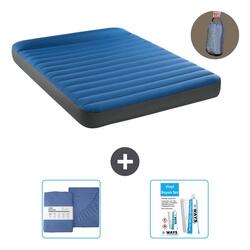 Matelas gonflable Intex TruAire - 2P - 203x152x22 cm + Accessoires CB39