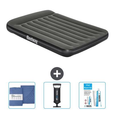 Luchtbed bestway - 2p - 191x137x30 cm + accessoires cb34