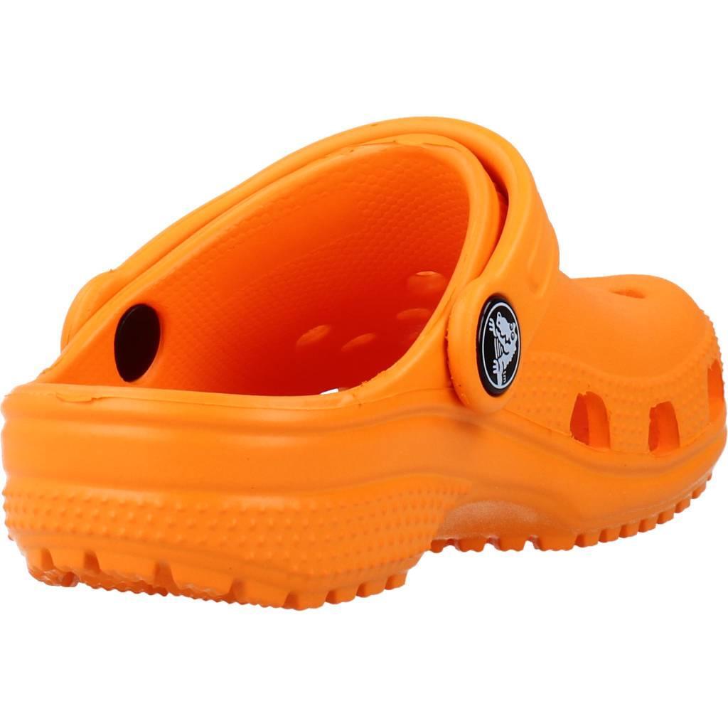Claquettes Crocs Modèle Classic Clog T Couleur Orange 3/5