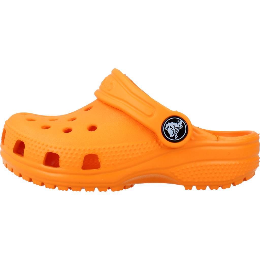 Claquettes Crocs Modèle Classic Clog T Couleur Orange 2/5