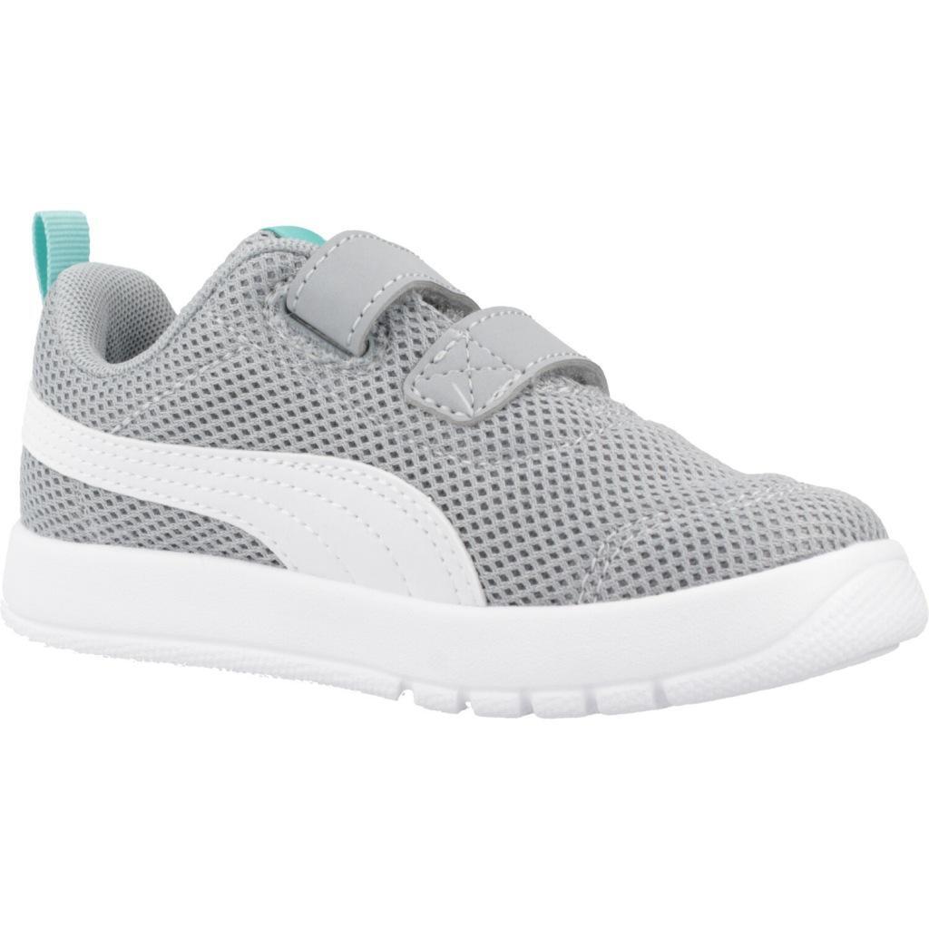 Sneakers Puma Model Courtflex V3 Mesh Inf Kleur Grijs 5/5
