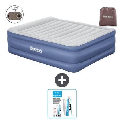 Matelas gonflable Intex TruAire - 1P - 191x76x17 cm + Accessoires CB21