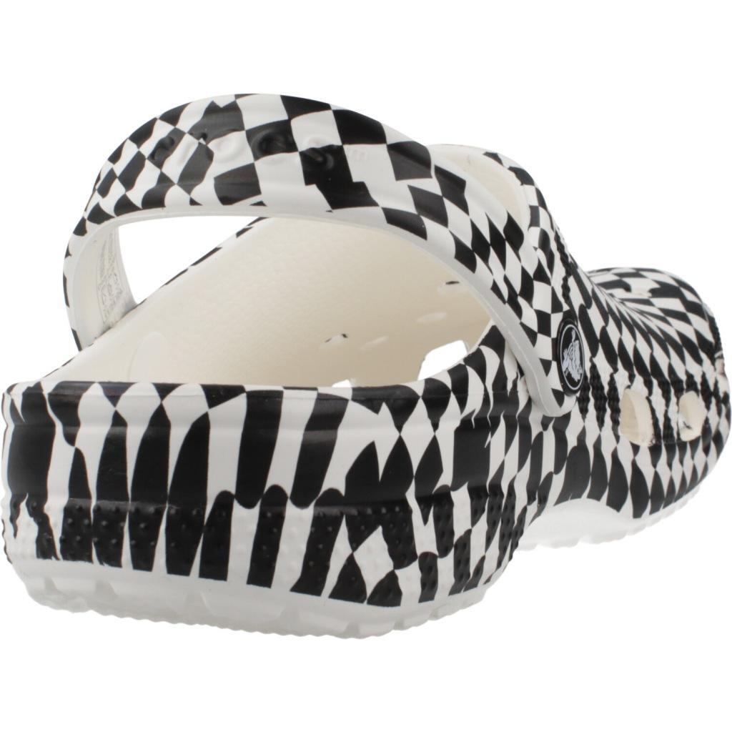 Zuecos Mujer Crocs Classic Warped Checker Clog 3/5