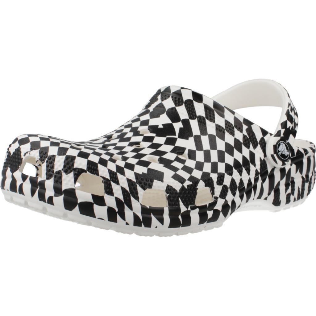 CROCS Ténis Crocs Modelo Classic Warped Checker Clog Cor Branco