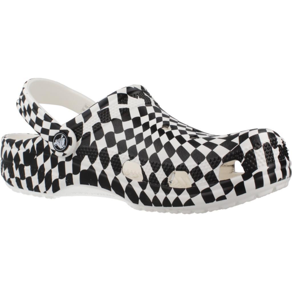 Zuecos Mujer Crocs Classic Warped Checker Clog 5/5