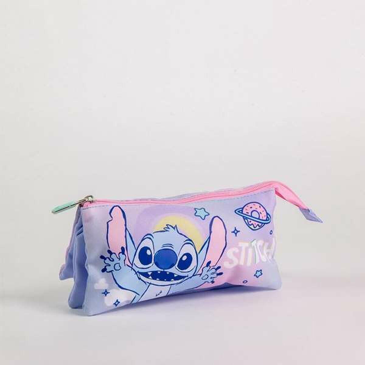 Trousse à crayon triple case Cerda Disney Stitch 4/4