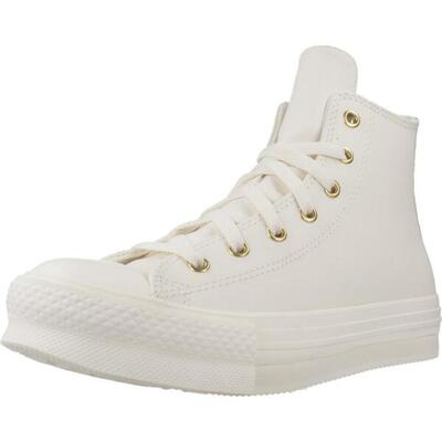 Sneakers Converse Modell Chuck Taylor All Star Eva Lift Leather+gold Farbe Weiß