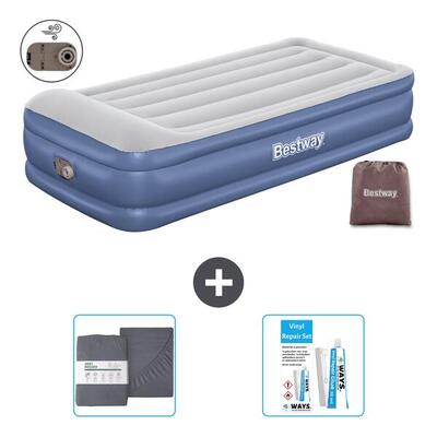 Luchtbed bestway - 1p - 191x97x46 cm + accessoires cb20