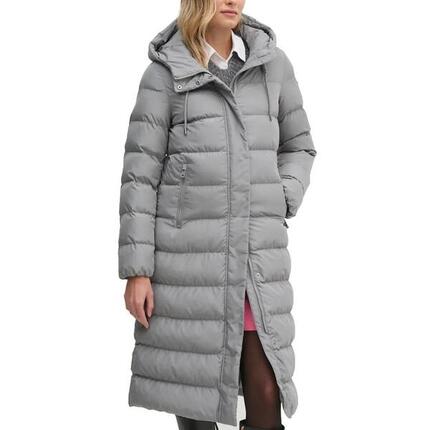 Lange Daunenjacke mit Kapuze, Damen Geox Anylla