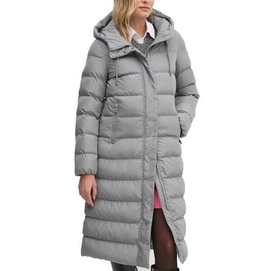 Lange Daunenjacke mit Kapuze, Damen Geox Anylla