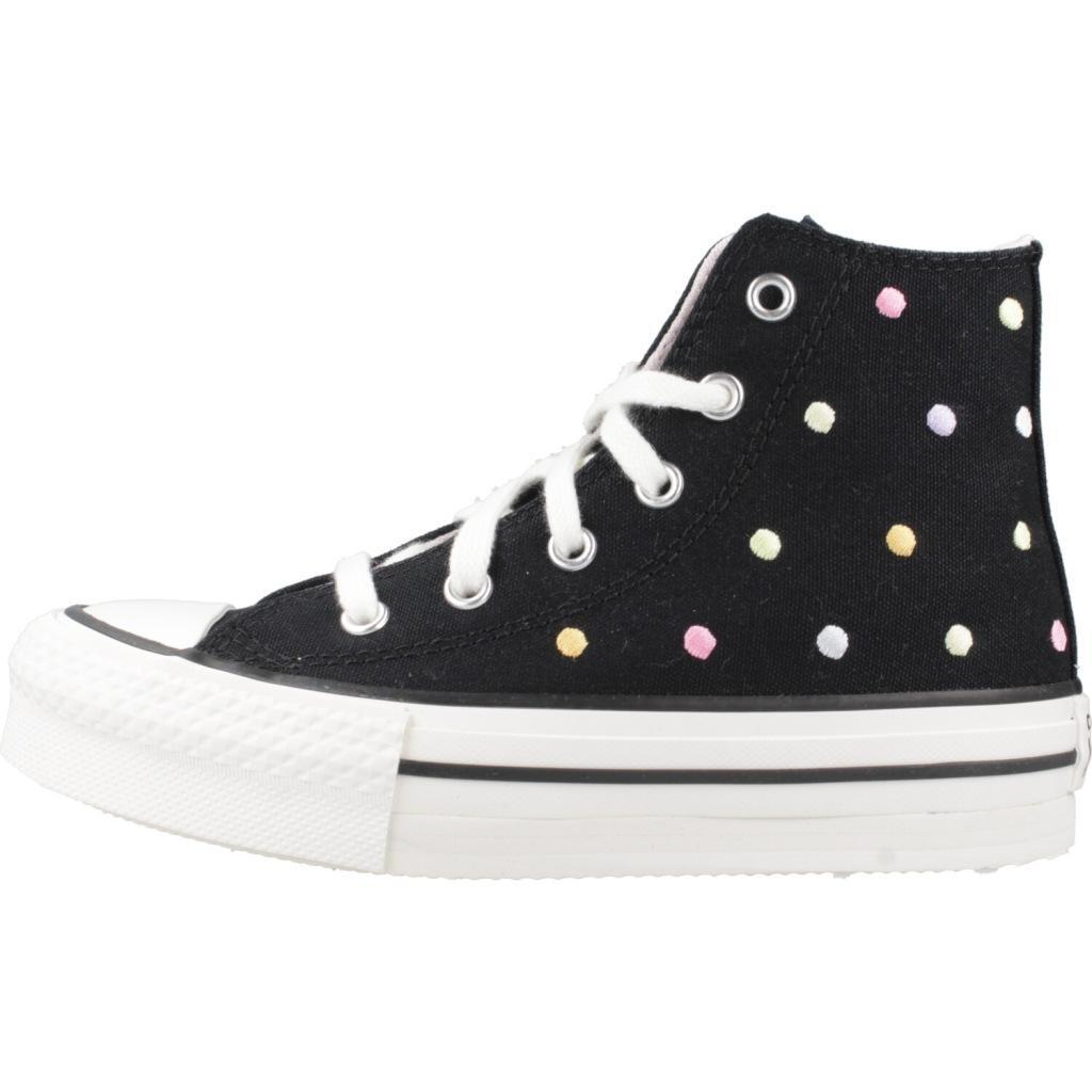 Ténis Converse Modelo Chuck Taylor All Star Lift Embroidered Polka Dots Platform 2/5