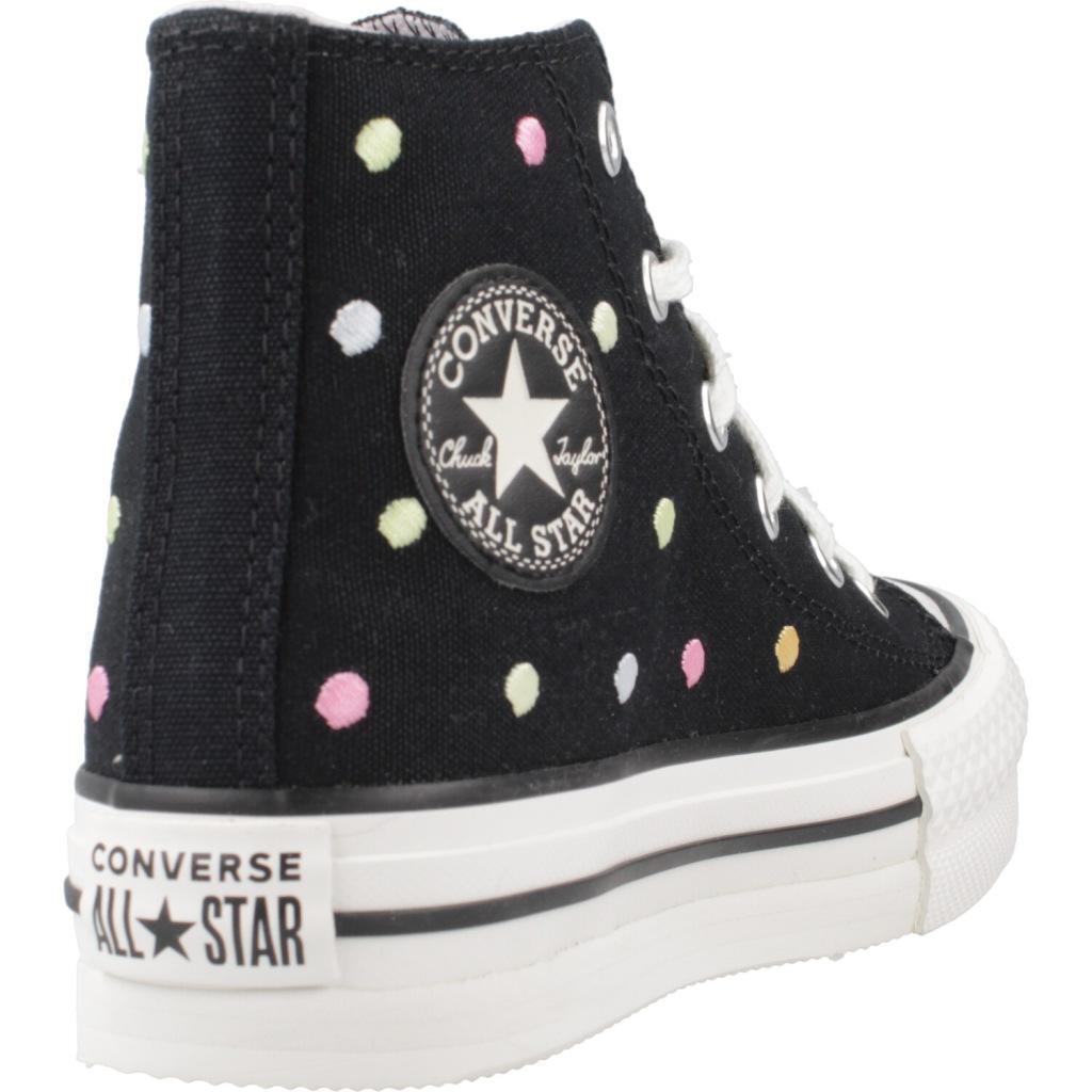 Ténis Converse Modelo Chuck Taylor All Star Lift Embroidered Polka Dots Platform 3/5