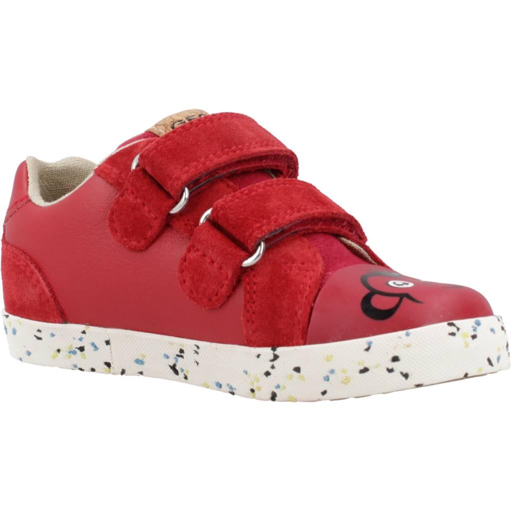 Buty GEOX B.C NAPPA + SUEDE Czerwony 5/5