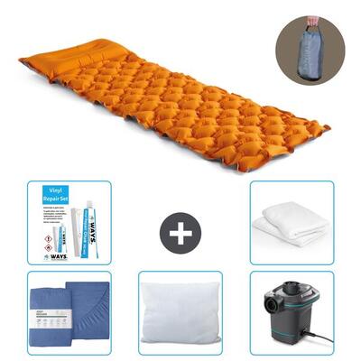 Luchtbed intex truaire - 1p - 191x71x11 cm + accessoires cb33