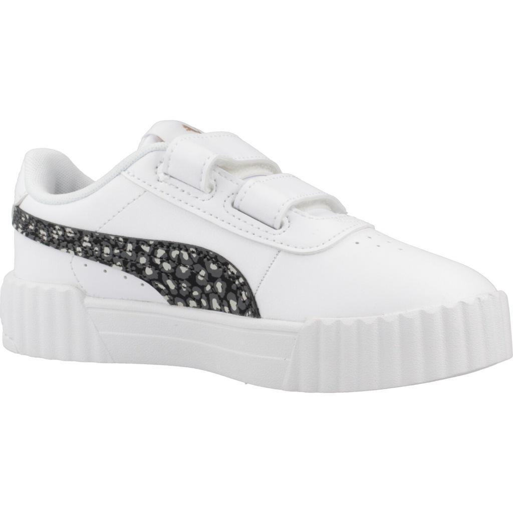 Baskets Puma Modèle Carina 3.0 Animal V Ps Couleur Blanc 5/5